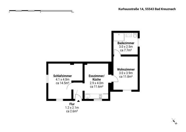 Altstadt Apartment Am Wasser Mit Parkplatz Und Riesigem Garten Bad Kreuznach Eksteriør bilde